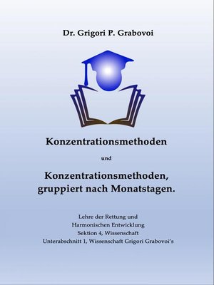 cover image of Konzentrationsmethoden und Konzentrationsmethoden, gruppiert nach Monatstagen